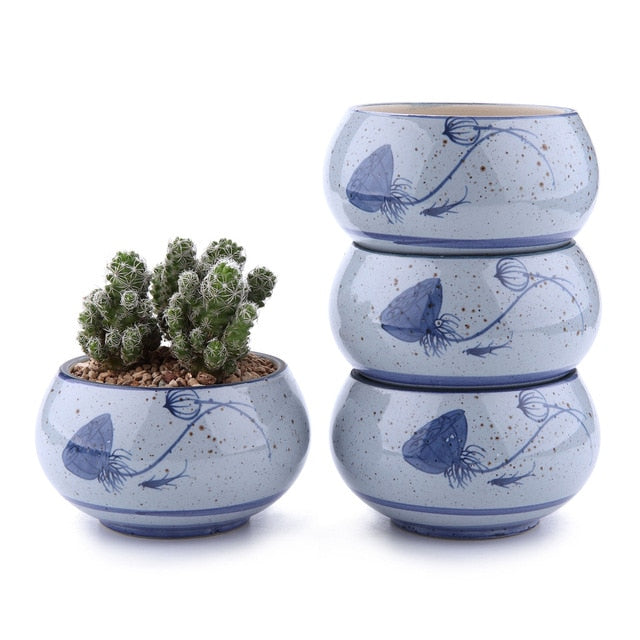 Ceramic Lotus Pot